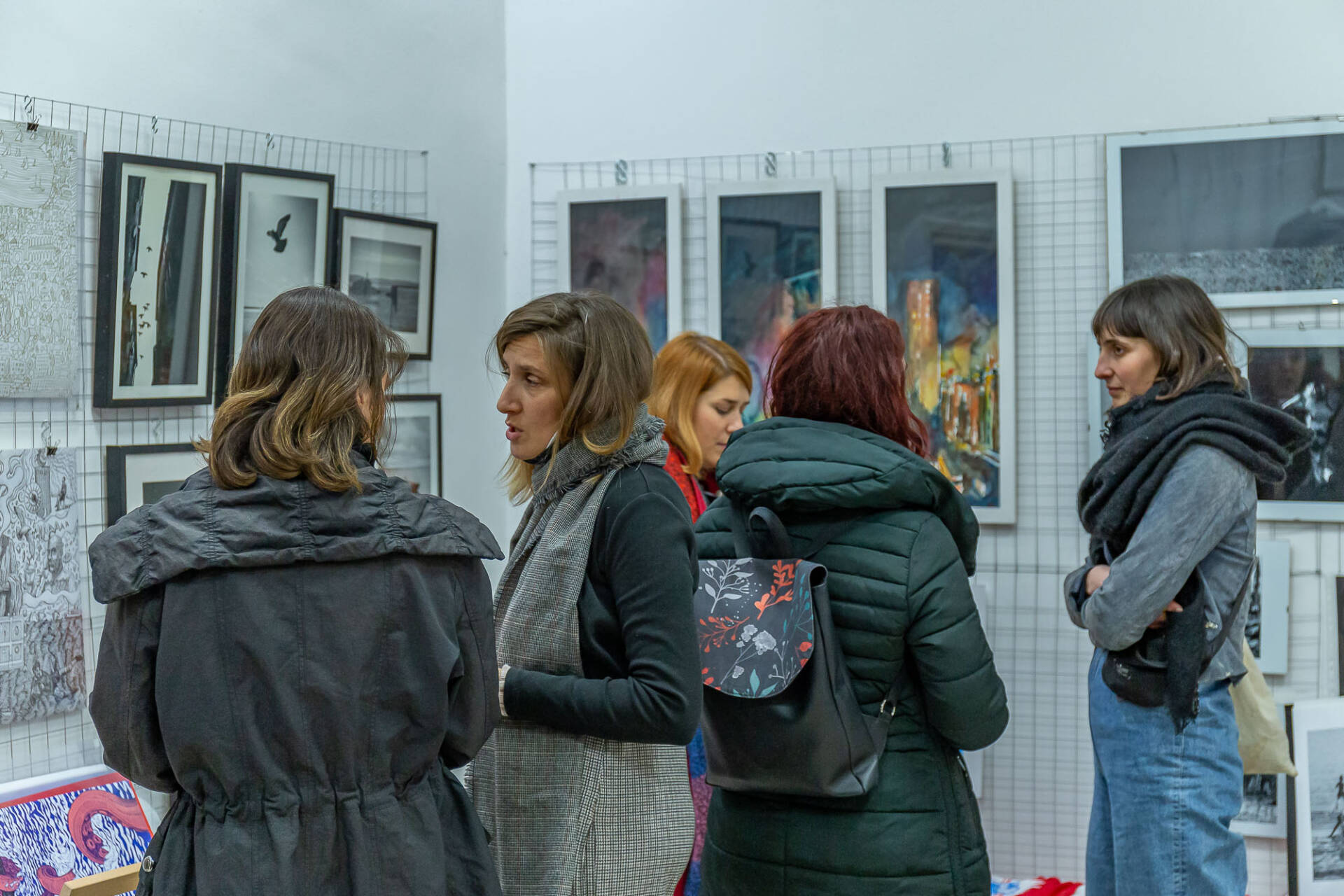 Christmas art sale in Šibenik